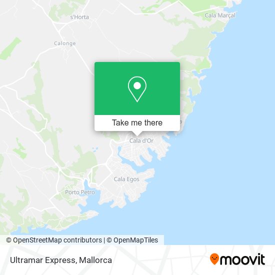 Ultramar Express map