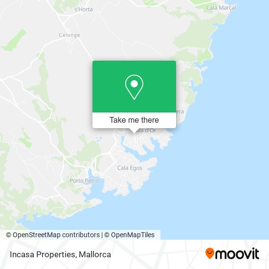 Incasa Properties map