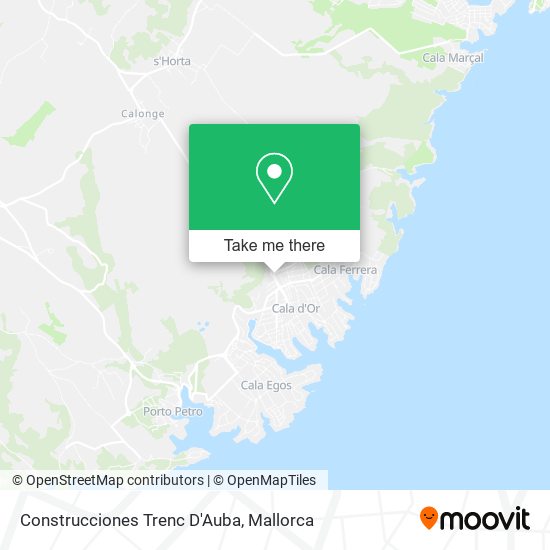 Construcciones Trenc D'Auba map