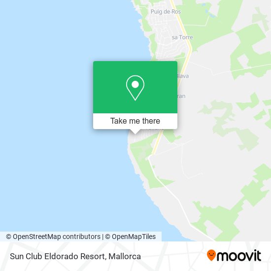 Sun Club Eldorado Resort map