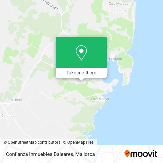 Confianza Inmuebles Baleares map