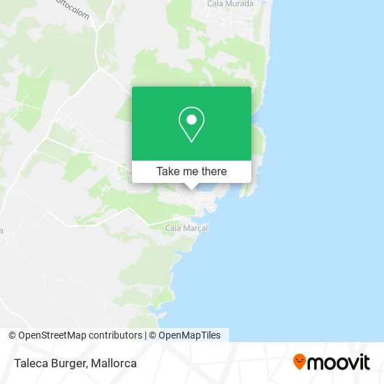 Taleca Burger map