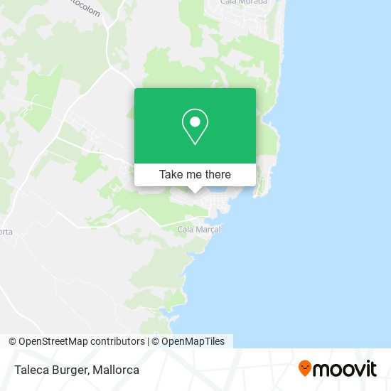 Taleca Burger map