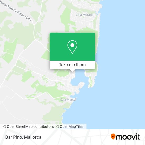 Bar Pino map