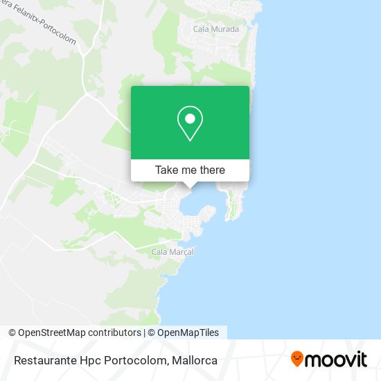 Restaurante Hpc Portocolom map