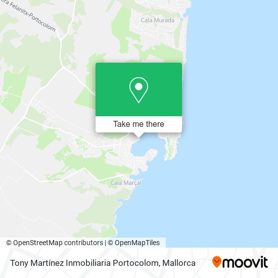 Tony Martínez Inmobiliaria Portocolom map