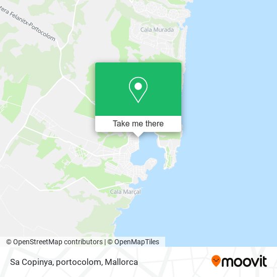 Sa Copinya, portocolom map