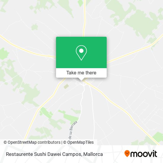 mapa Restaurente Sushi Dawei Campos