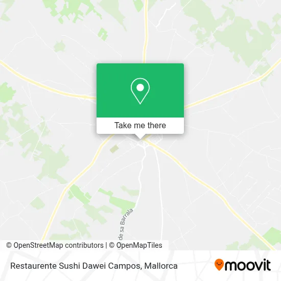 Restaurente Sushi Dawei Campos map
