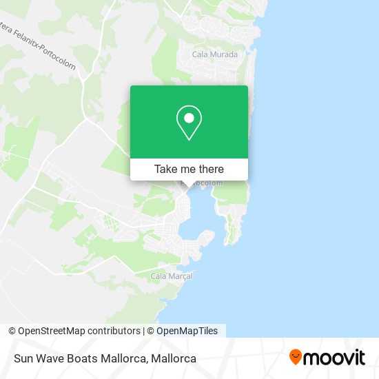 Sun Wave Boats Mallorca map