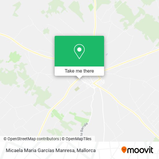 Micaela Maria Garcías Manresa map