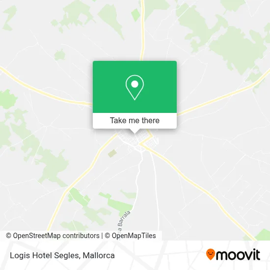 Logis Hotel Segles map