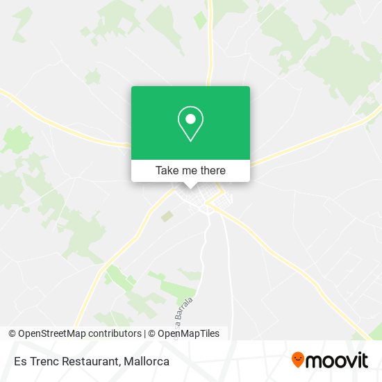 Es Trenc Restaurant map