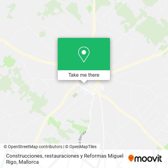 mapa Construcciones, restauraciones y Reformas Miguel Rigo