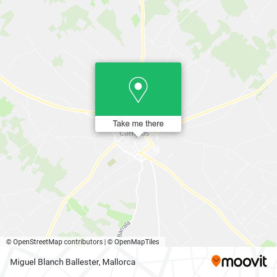 Miguel Blanch Ballester map