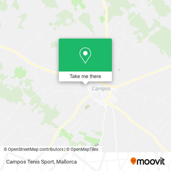 mapa Campos Tenis Sport