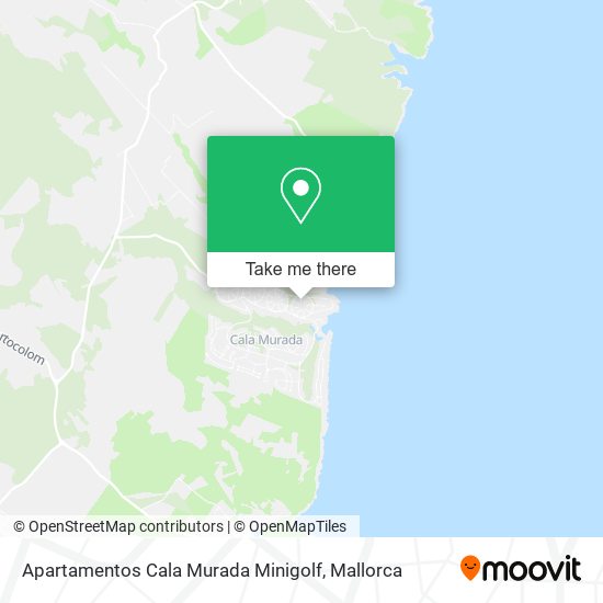 Apartamentos Cala Murada Minigolf map