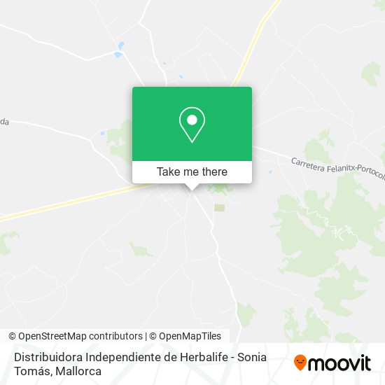 Distribuidora Independiente de Herbalife - Sonia Tomás map