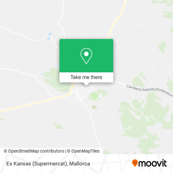 Es Kansas (Supermercat) map