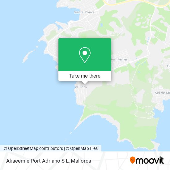 Akaeemie Port Adriano S L map
