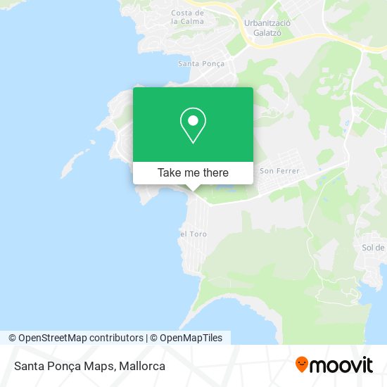 Santa Ponça Maps map