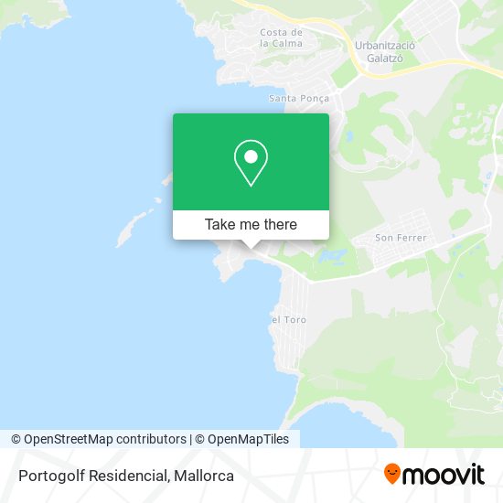 Portogolf Residencial map
