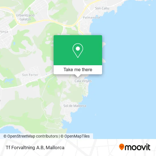 Tf Forvaltning A.B map