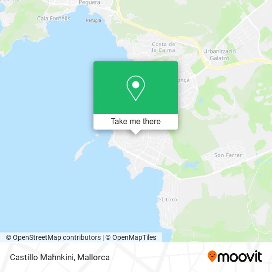 Castillo Mahnkini map