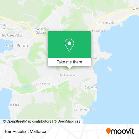 Bar Peculiar map