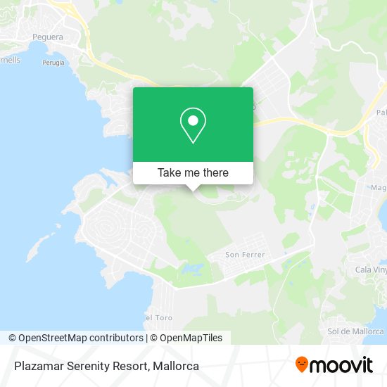 Plazamar Serenity Resort map