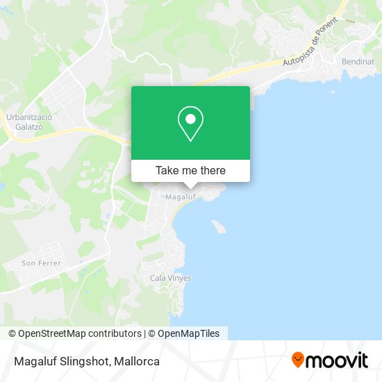 Magaluf Slingshot map