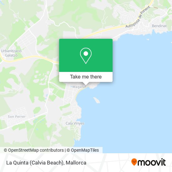 La Quinta (Calvia Beach) map