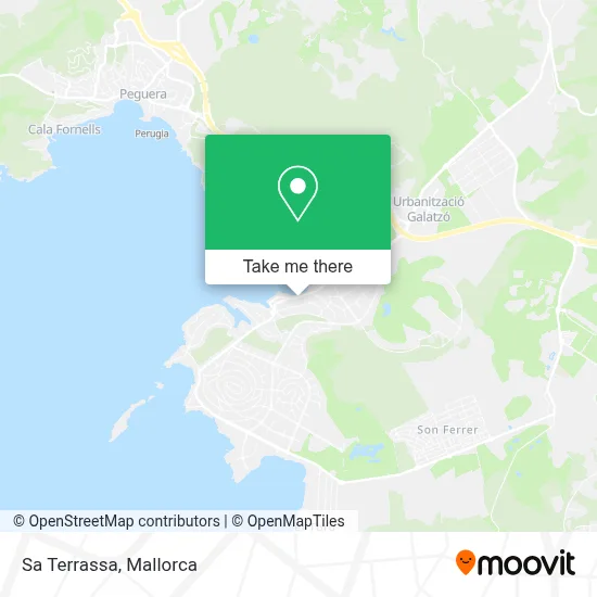 Sa Terrassa map