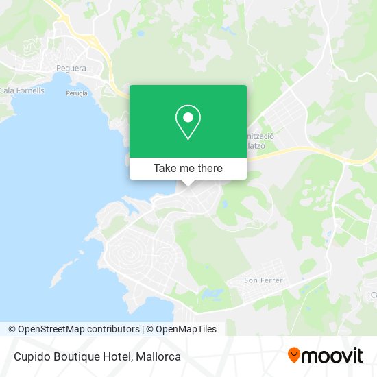 Cupido Boutique Hotel map