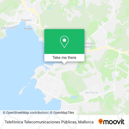 mapa Telefónica Telecomunicaciones Públicas