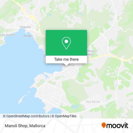 Manoli Shop map