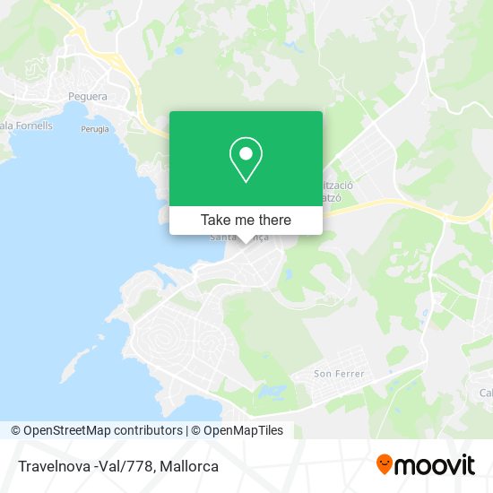 mapa Travelnova -Val/778