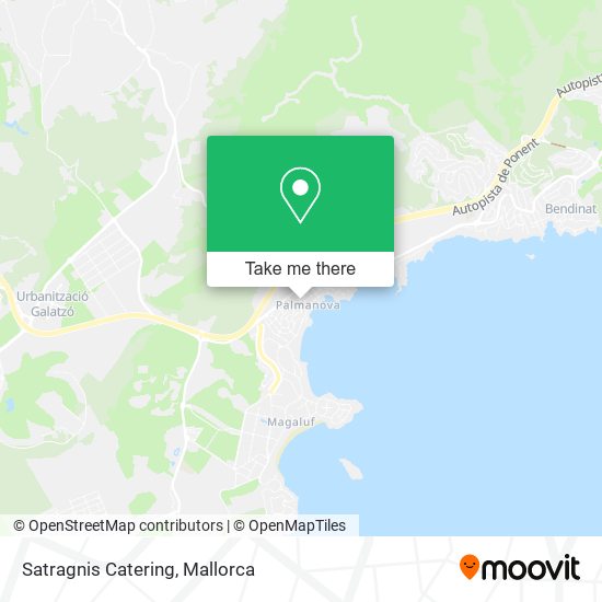 Satragnis Catering map