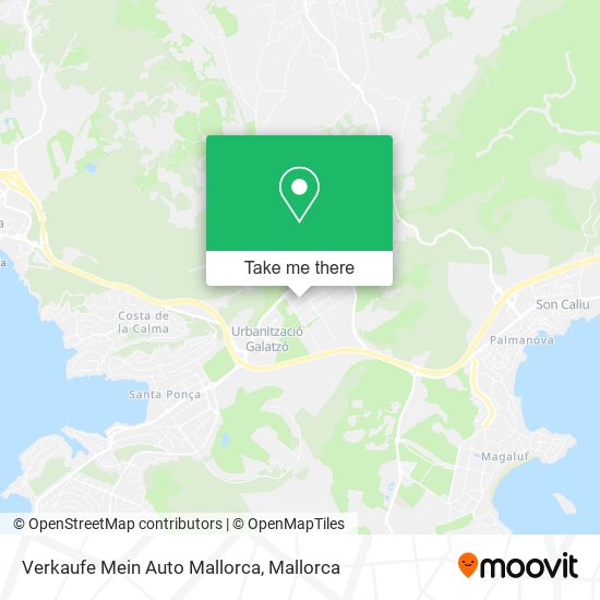 Verkaufe Mein Auto Mallorca map