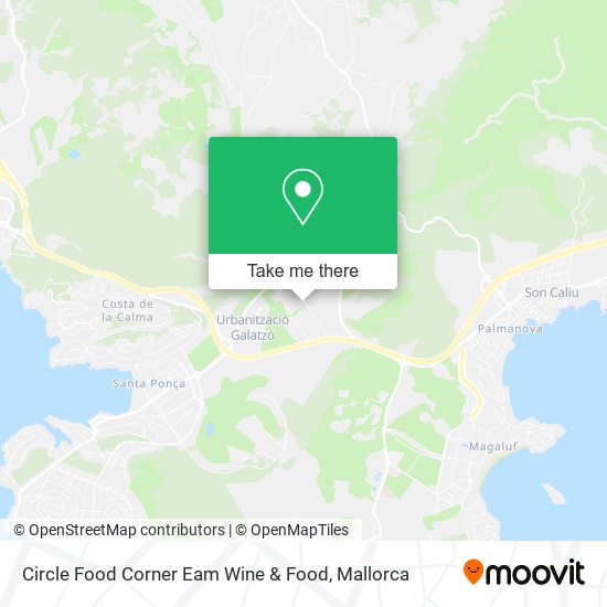 Circle Food Corner Eam Wine & Food map