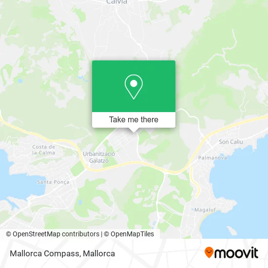 Mallorca Compass map