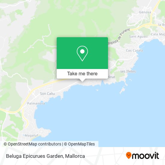 Beluga Epicurues Garden map