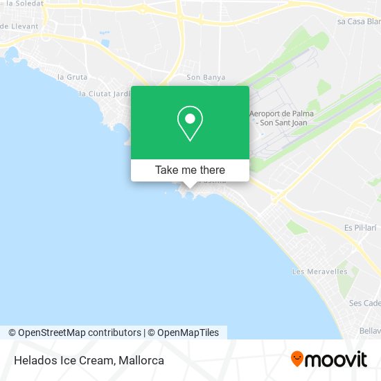 Helados Ice Cream map