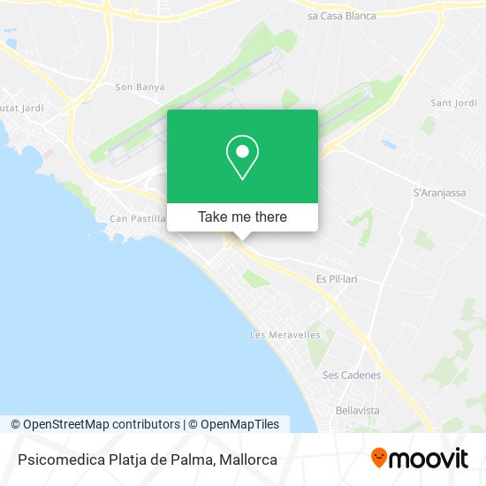 Psicomedica Platja de Palma map