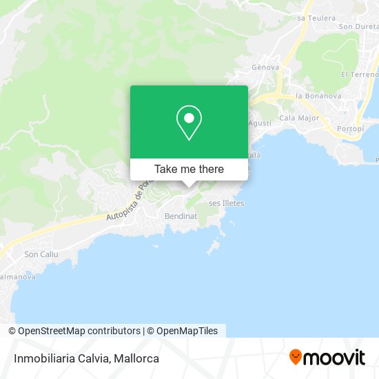 Inmobiliaria Calvia map