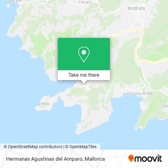 mapa Hermanas Agustinas del Amparo