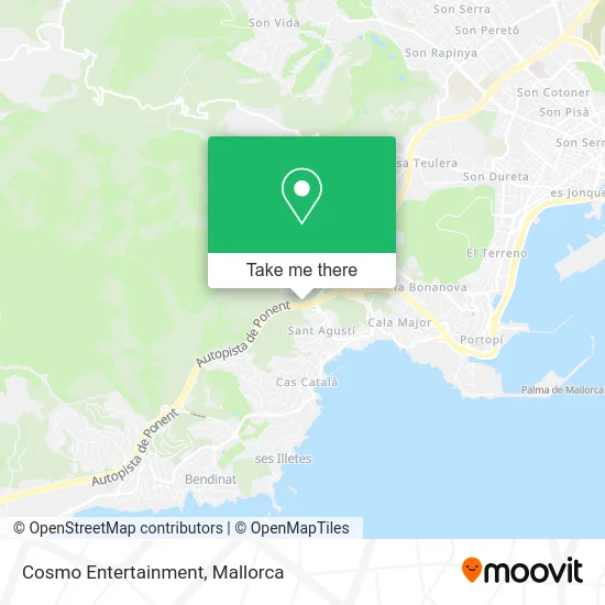 Cosmo Entertainment map