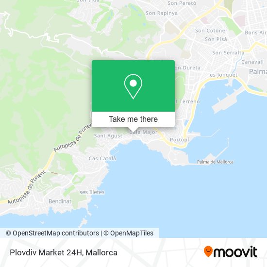 mapa Plovdiv Market 24H