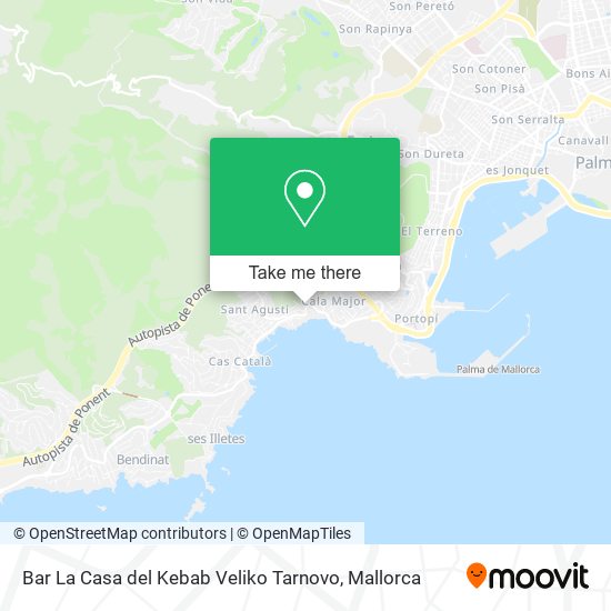 Bar La Casa del Kebab Veliko Tarnovo map