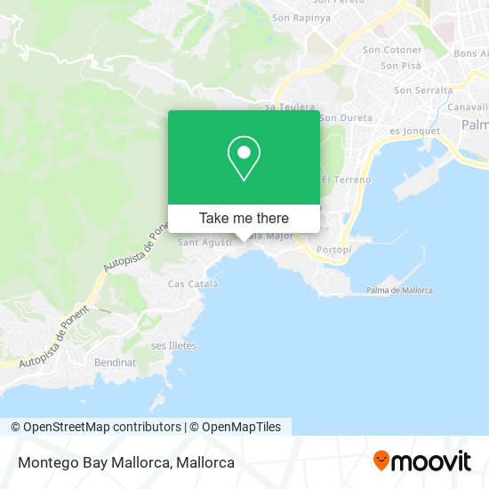 Montego Bay Mallorca map